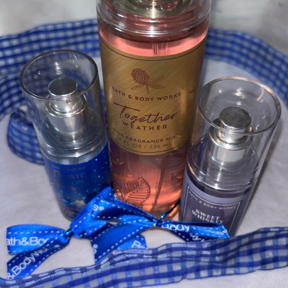 Bath & Body Works Fragrance Mist Together Weather Sweet Whiskey Coconut Snowball